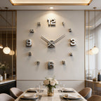 Large 3D Wall Clock Luminous Classic Wall Clocks DIY Digital Clock Wall Watches Stickers Silent Clock for Home Living Room Table