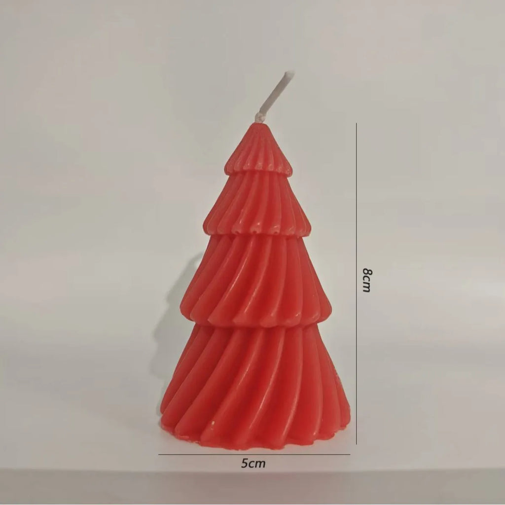 Christmas Tree Candle Scented Candles Aromatherapy Candle Handmade DIY Xmas Gift Holiday Home Ornament