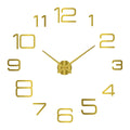 Large 3D Wall Clock Luminous Classic Wall Clocks DIY Digital Clock Wall Watches Stickers Silent Clock for Home Living Room Table