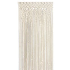 Hand-woven Macrame Door Curtain Bohemia Wall Hanging Tapestry For Home Window Doorway Bedroom Living Room Wedding Backdrop Decor