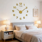 Large 3D Wall Clock Luminous Classic Wall Clocks DIY Digital Clock Wall Watches Stickers Silent Clock for Home Living Room Table