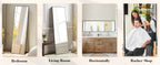 JHK 64"x21" Full Body Wall Mirror Standing Hanging or Leaning Wall-Mounted Mirrors with Stand Aluminum Alloy Frame Living Room