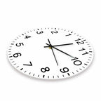 Anticlockwise Reverse Anti Wall Clock Countdown Simple Design Watch Home Decor For Living Room Run Backwards Printed Wall Clock