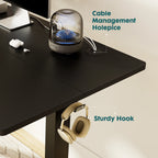 JHK Electric Standing Computer Desk Height Adjustable Workstation Ergonomic Work Table with Metal Frame For Home Office