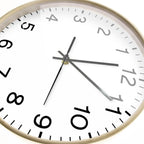 Anticlockwise Reverse Anti Wall Clock Countdown Simple Design Watch Home Decor For Living Room Run Backwards Printed Wall Clock