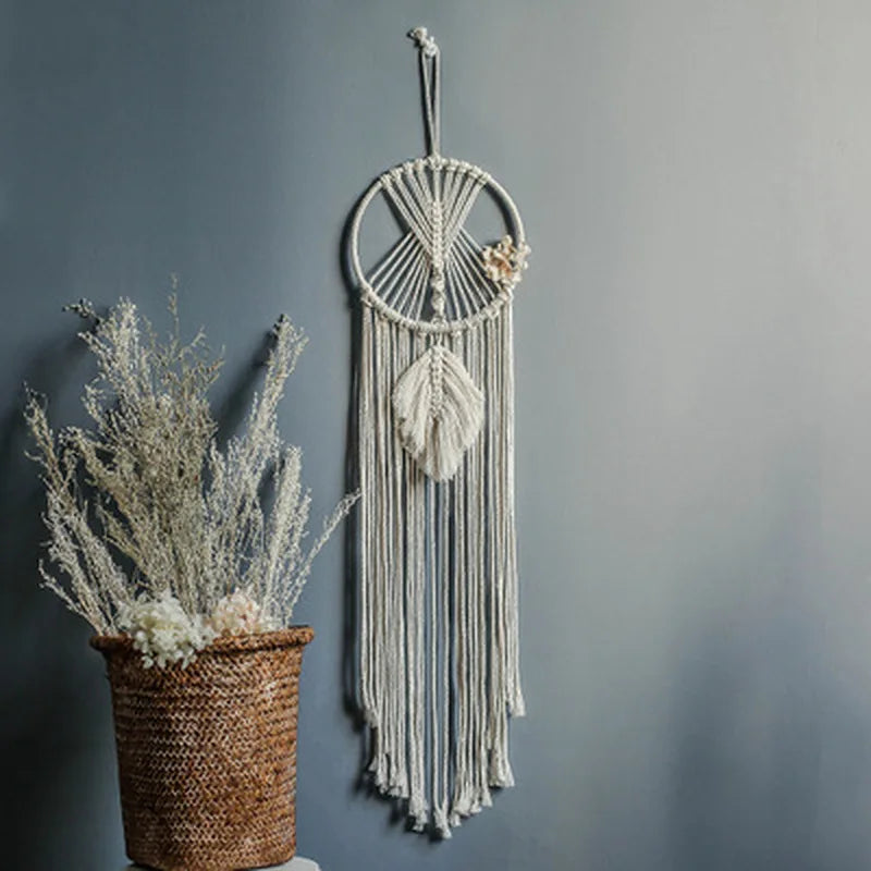 New Macrame Dream Catcher Nordic Wall Tapestry Ramadan Decoration Home Eid Mubrack Room Decoration Bohemian Children's Nursery