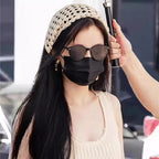 Female Beige Triangle Hair Scarf Bandana Crochet Sheer Mesh Knitted Scarf Retro Headscarf Versatile Neck Scarf Hair Accessories