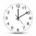 Anticlockwise Reverse Anti Wall Clock Countdown Simple Design Watch Home Decor For Living Room Run Backwards Printed Wall Clock