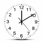 Anticlockwise Reverse Anti Wall Clock Countdown Simple Design Watch Home Decor For Living Room Run Backwards Printed Wall Clock