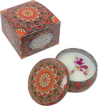 Fragrance Candle, Natural Essential Oil, Clean Burn, Decorative Tin Can, Indoor Aroma, Household