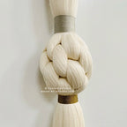 Boho Chic Art Decor Rope Knot Thick Polyester Luxury Woven Wall Hanging Decor For Wedding Or Living Room