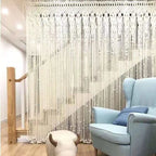 Hand-woven Macrame Door Curtain Bohemia Wall Hanging Tapestry For Home Window Doorway Bedroom Living Room Wedding Backdrop Decor