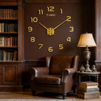 Large 3D Wall Clock Luminous Classic Wall Clocks DIY Digital Clock Wall Watches Stickers Silent Clock for Home Living Room Table