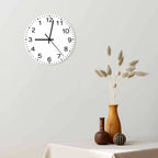 Anticlockwise Reverse Anti Wall Clock Countdown Simple Design Watch Home Decor For Living Room Run Backwards Printed Wall Clock