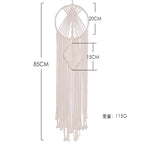 Macrame Dream Catcher Boho Home Decor Moon Ramadan Decoration Macrame Wall Hanging Baby Nordic Room Decoration for Kids Nursery