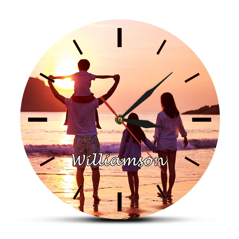 Anticlockwise Reverse Anti Wall Clock Countdown Simple Design Watch Home Decor For Living Room Run Backwards Printed Wall Clock