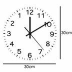 Anticlockwise Reverse Anti Wall Clock Countdown Simple Design Watch Home Decor For Living Room Run Backwards Printed Wall Clock
