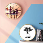 Anticlockwise Reverse Anti Wall Clock Countdown Simple Design Watch Home Decor For Living Room Run Backwards Printed Wall Clock