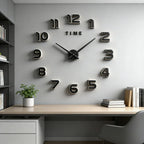 Large 3D Wall Clock Luminous Classic Wall Clocks DIY Digital Clock Wall Watches Stickers Silent Clock for Home Living Room Table