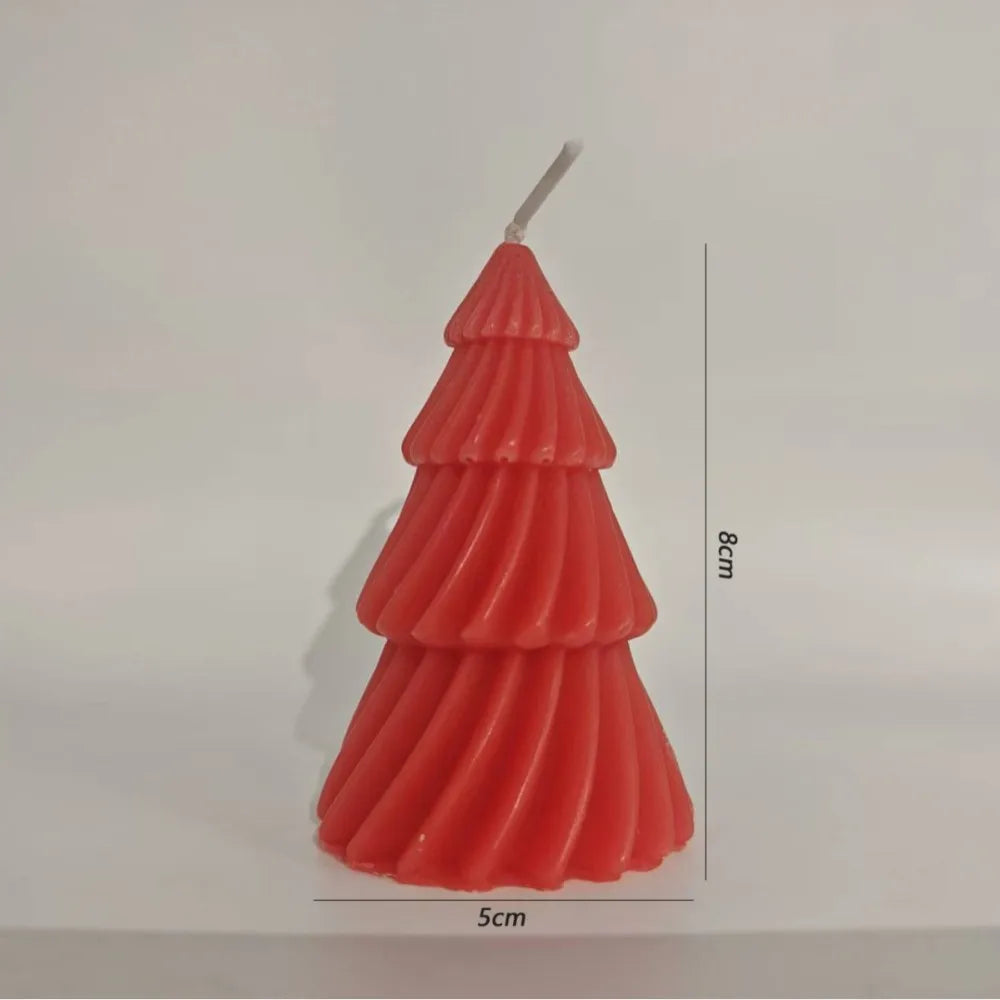 Christmas Tree Candle Scented Candles Aromatherapy Candle Handmade DIY Xmas Gift Holiday Home Ornament