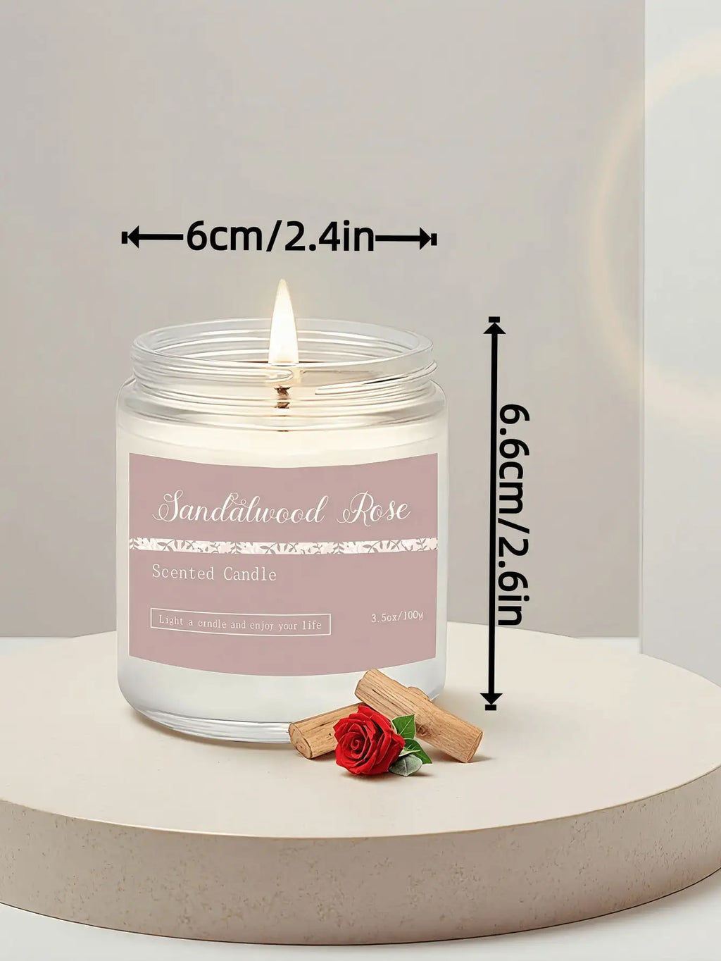 1PC Scented Candles Canned Candles,Long-Lasting Fragrance, With Essential Oil Fragrance,Suitable For Bedroom Bathroom