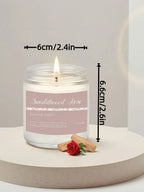 1PC Scented Candles Canned Candles,Long-Lasting Fragrance, With Essential Oil Fragrance,Suitable For Bedroom Bathroom