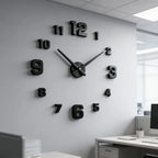Large 3D Wall Clock Luminous Classic Wall Clocks DIY Digital Clock Wall Watches Stickers Silent Clock for Home Living Room Table