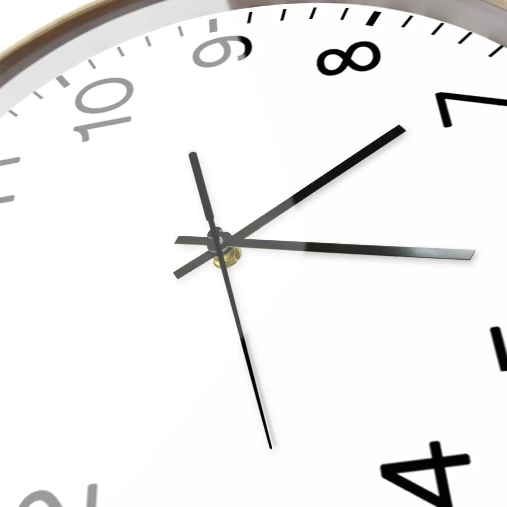 Anticlockwise Reverse Anti Wall Clock Countdown Simple Design Watch Home Decor For Living Room Run Backwards Printed Wall Clock