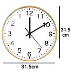 Anticlockwise Reverse Anti Wall Clock Countdown Simple Design Watch Home Decor For Living Room Run Backwards Printed Wall Clock