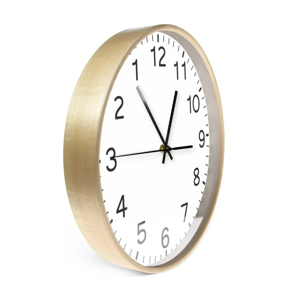 Anticlockwise Reverse Anti Wall Clock Countdown Simple Design Watch Home Decor For Living Room Run Backwards Printed Wall Clock