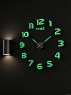 Large 3D Wall Clock Luminous Classic Wall Clocks DIY Digital Clock Wall Watches Stickers Silent Clock for Home Living Room Table