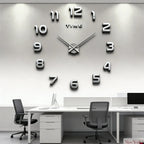 Large 3D Wall Clock Luminous Classic Wall Clocks DIY Digital Clock Wall Watches Stickers Silent Clock for Home Living Room Table